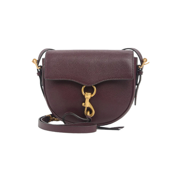 Rebecca Minkoff Handbags - Rebecca Minkoff Megan Mini Saddle Bag Malbec